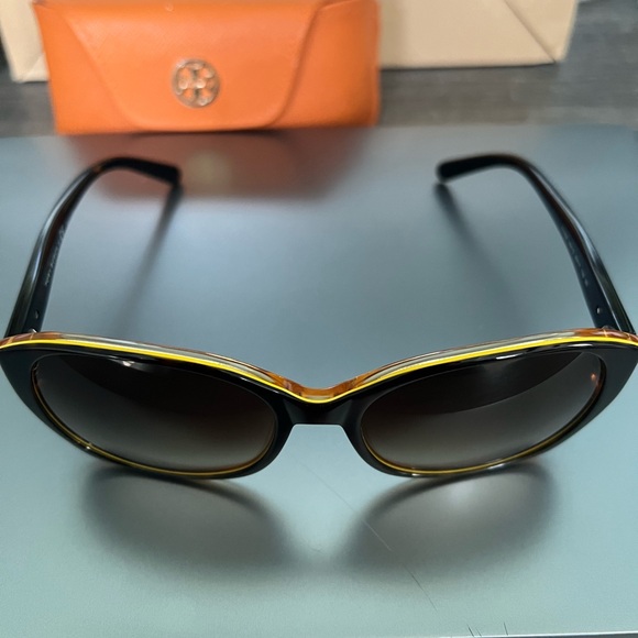 Tory Burch Dark Tortoise Sunglasses - Picture 5 of 10